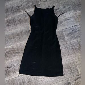 Elegant Black Sleeveless Dress